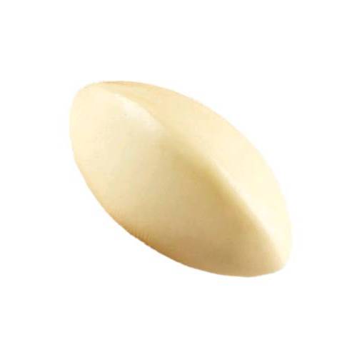 Cream Quenelle - Cream whipped shapped with spoons into an egg shape.