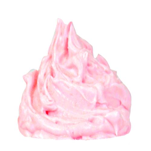Cream Whipped Pink - Pink whipped cream is made with cream whipped with grenadine syrup until stiff thick and fluffy and pink looking.