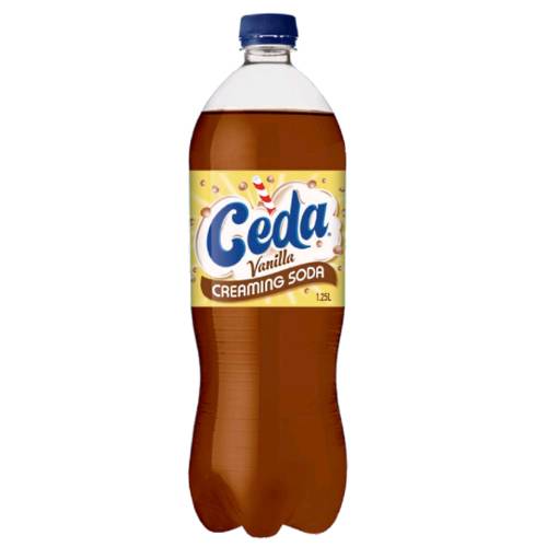 Creaming Soda Brown Ceda - Ceda Brown Creaming Soda is a soft drink rich brown color with vanilla and caramel flavour.