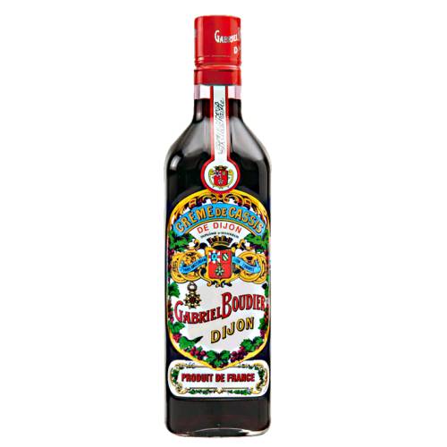 Gabriel Boudier Creme de Cassis de Dijon is the only liqueur which must be manufactured by macerating blackcurrants in alcohol without preservatives or colouring agents.