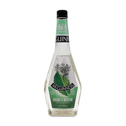 Mc Gunness creme de menthe is a peppermint flavoured beverage and clear in color.