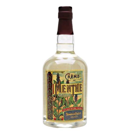 Creme de Menthe Tempus Fugit - Tempus Fugit Creme De Menthe is fully distilled from botanicals including but not limited to mint and is reduced with spring water and cane sugar.