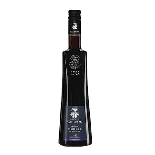 Joseph Cartron Creme de Myrtille is a blueberry liqueur.