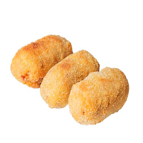 Cheese Croquette is small patty or cake of cheese coated with bread crumbs and deep fried.