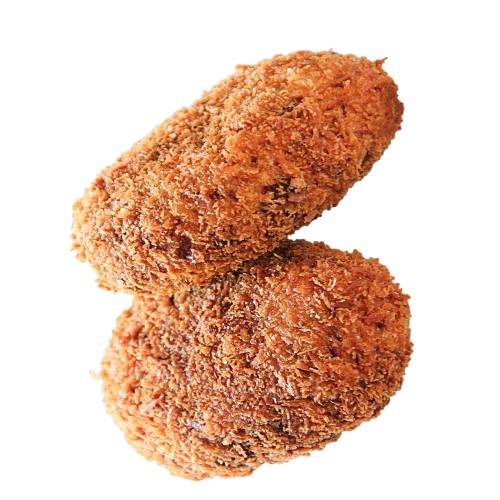 Mushroom Croquette are made my using strong taste mushroom cooked with herbs and spices then bound with a starch then crumbed and fried.