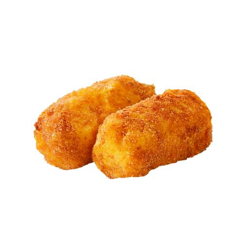 Potato Croquette is made by cooking and mashing potato then fried in breadcrumbs.