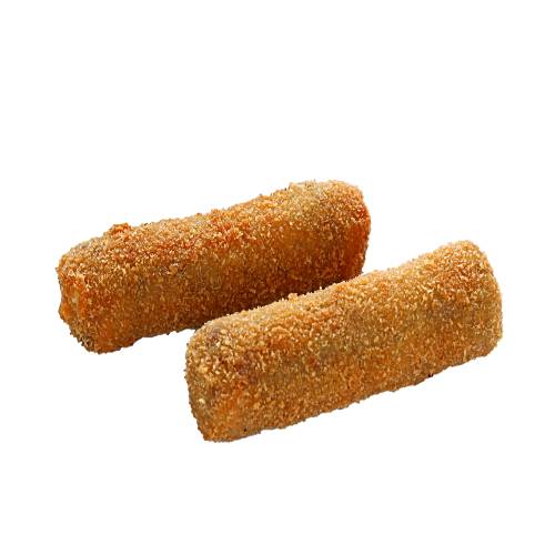 Croquette - Croquette is a small ball or roll of vegetables minced meat or fish fried in breadcrumbs.