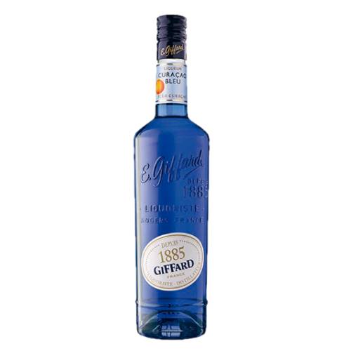 Liqueur of a deep blue caribbean color with a fine flavor of sour and sweet oranges.