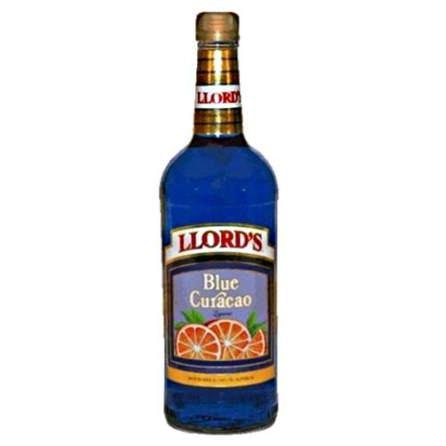 Llords blue curacao is a blend of fine spirits with orange and citrus.