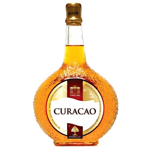 Curacao Orange - Curacao is a liqueur flavoured with the citrus of the Laraha fruit grown on the island of Curacao.