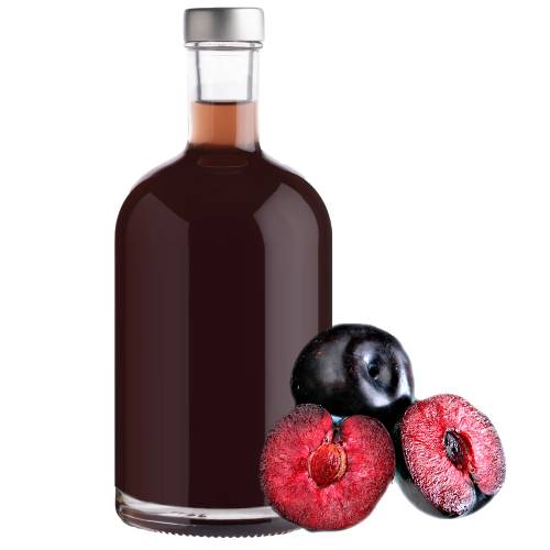 Davidson Plum Liqueur - Davidson Plum Liqueur is made by distilling ripe davidson plum into a thick sweet dark purple liqueur.