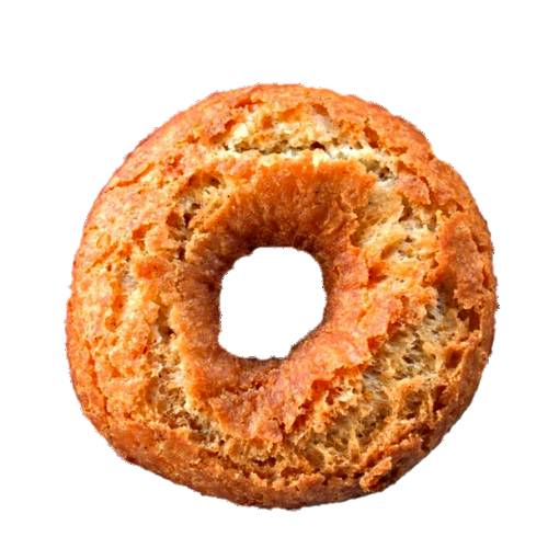 Garlic doughnut is deepfried and made of dough and butter and loaded with fried salty garlic chips.