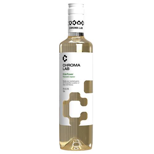 Chroma Lab Elderflower Liqueur has a pleasant sweet syrup like elderflower notes with a strong vanilla with warming finish through the end of a palate.