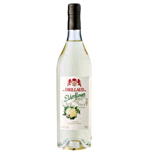 Drillaud Elderflower Liqueur is made by steeping a grape alcohol with elderflower then distilled into a full flavour elder flower liqueur.