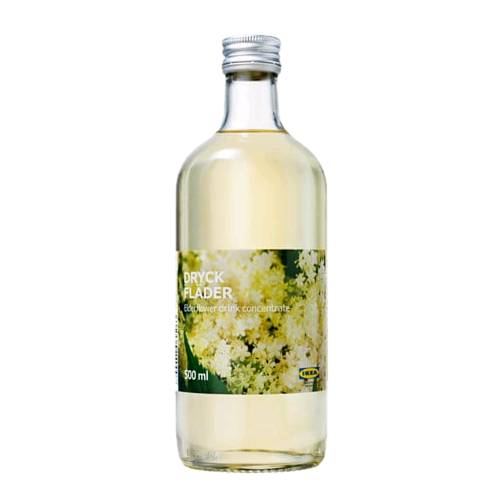 Elderflower Syrup Dryck Flader - Dryck Flader Elderflower syrup made from the elder bush bears white blossoms.