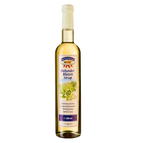 Elderflower Syrup Muhlebach - Muhlebach Elderflower syrup or sirup.