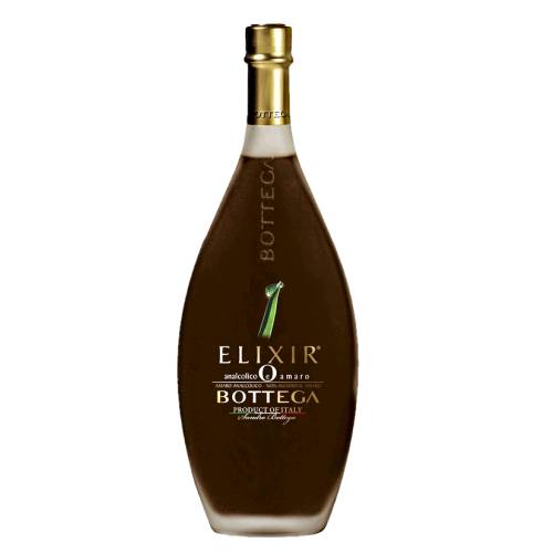 Elixir Zero Bottega Non Alcoholic - Elixir Bottega is a non alcoholic bitter after dinner digestif making it the perfect choice for teetotallers and all those who for any reason choose to be cautious in their consumption of alcohol.