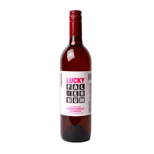Falernum Liqueur Lucky - BroVo Spirits Lucky Falernum Liqueur 70 Proof the liquor is infused with ginger lime pineapple and star anise.