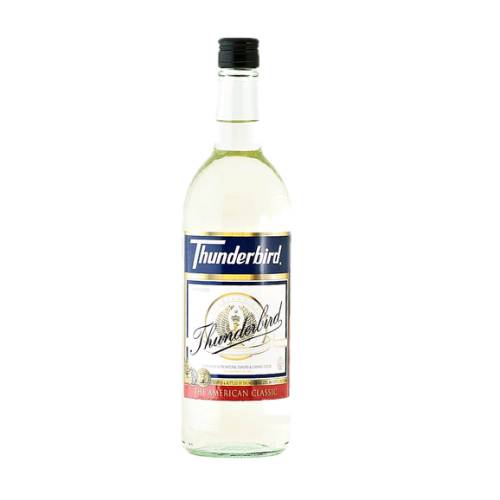 Fortified Wine Thunderbird - Thunderbird is a clear port wine flavoured fortified wines are inexpensive fortified wines that typically made of grape and citrus wine sugar and artificial flavor.