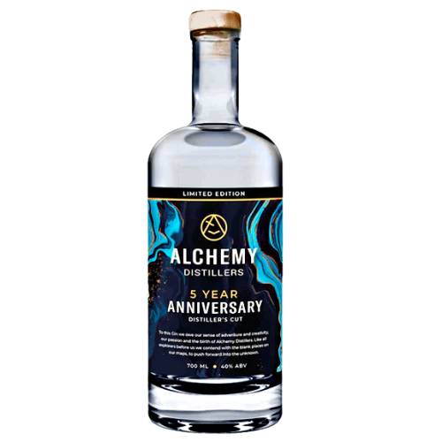 Alchemy Gin is bright and fresh with subtle sweet characteristics from the chamomile flower and a long complex finish from the inclusion of almonds and other high oil content botanicals.
