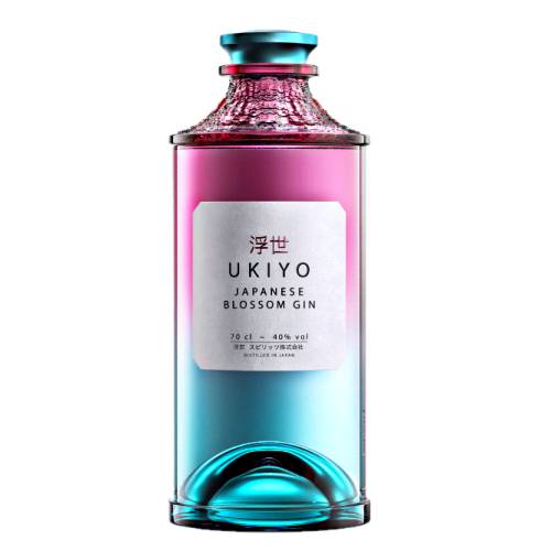 Ukiyo Blossom Gin is distilled with juniper citrus cherry blossom and native botanicals.