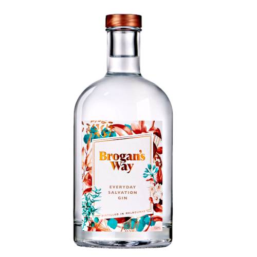 Brogan Way gin is a clean clear gin with a clean nose crisp taste.