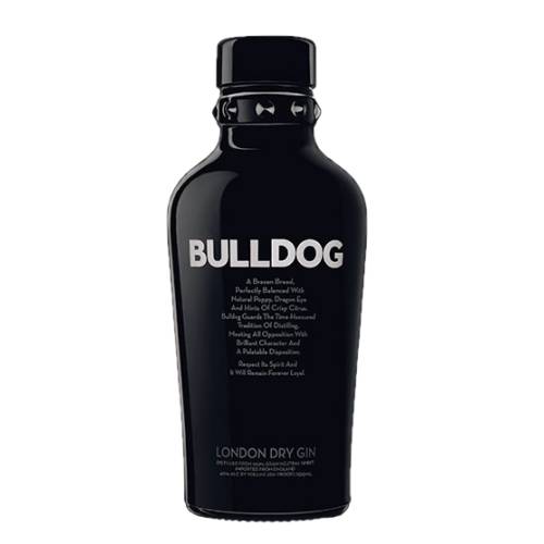Bulldog gin is defiantly delicious and balanced flavour and crisp character of Bulldog Gin is infused with 12 of the rarest most distinctive botanicals.