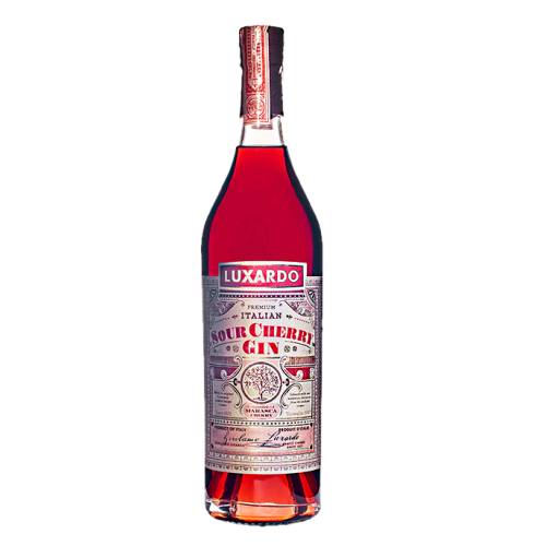 Luxardo Gin Cherry is deep red in color and with intense juniper.