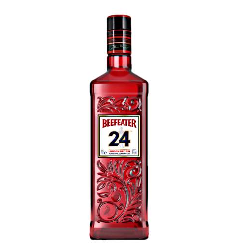Beefeater 24 London dry gin is a blend of 12 botanicals including grapefruit peel and green teas and infuses them in spirit for 24 hours.