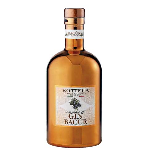 Gin Dry Bottega - Bottega Gin Dry its unique character to the botanicals like Juniper berries sage leaves and lemon zest are left to macerate in a solution of water and double distillation.