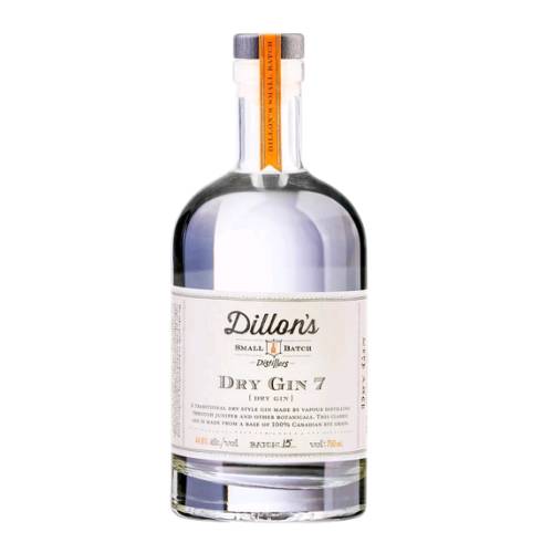 Gin Dry Dillons - Dillons dry gin a traditional dry style gin made by vapour distilling through juniper and other botanicals and a classic gin is made from a base of 100 percent rye grain.