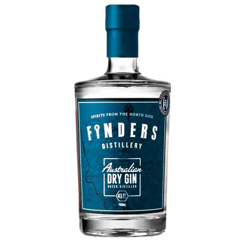 Gin Dry Finders - Finders Dry Gin is a wheat spirit with nine botanicals and Juniper orange peel and chamomile.
