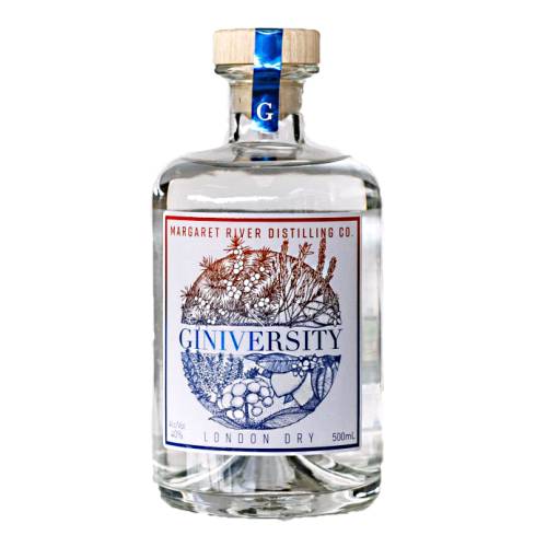 Gin Dry Giniversity - Giniversity London Dry Gin is a distinct fusion of nine traditional botanicals including Meen a unique botanical foraged in Australias South West. This Gin is light and refreshing with a dry finish.