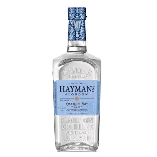 Gin Dry Haymans - Haymans dry gin family has been making gin since 1863 and made with juniper lemon orange cassia cinnamon Ceylon cinnamon nutmeg angelica root orris root coriander seed and licorice root.