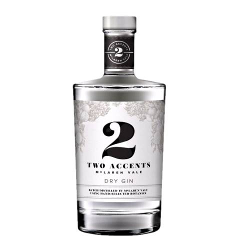 Gin Dry Two Accents - Two Accents Dry Gin is copper pot still balanced and smooth gin which is aromatic with fresh tasting citrus.