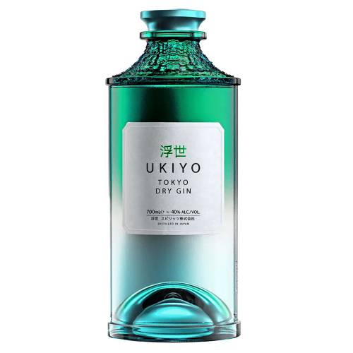Gin Dry Ukiyo - Ukiyo Dry Gin is a natural next step for existing Japanese gin consumers displaying floral and sweet aromas of cherry blossom and green tea followed by a palate of Japanese botanicals and yuzu.