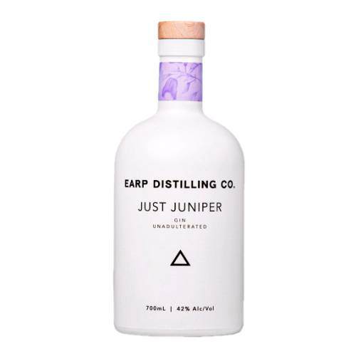 Earp Distilling Co Gin with highest quality juniper berries.