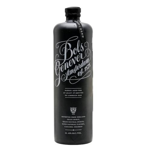 Gin Genever Barrel Aged Bols - Bols Genever Barrel Aged is aged on French oak casks for 18 months. Rich and rounded malty flavour with tones of oak hints of juniper and a fruity complex finish.