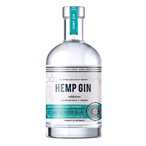 Gin Hemp Natural Distilling - Natural Distilling Co Hemp Gin made using limonene one of the main compounds found in cannabis plants alongside juniper mandarin and lime and finishing with soft spice.