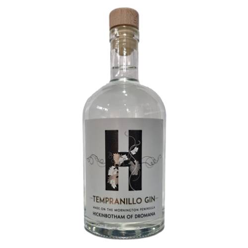 Gin Hickinbotham - Hickinbotham gin made from tempranillo grapes grown fermented and barrel aged on our vineyard with smooth sweetness and provides a platform for rounding the botanical flavours of juniper licorice citrus coriander and oris root.