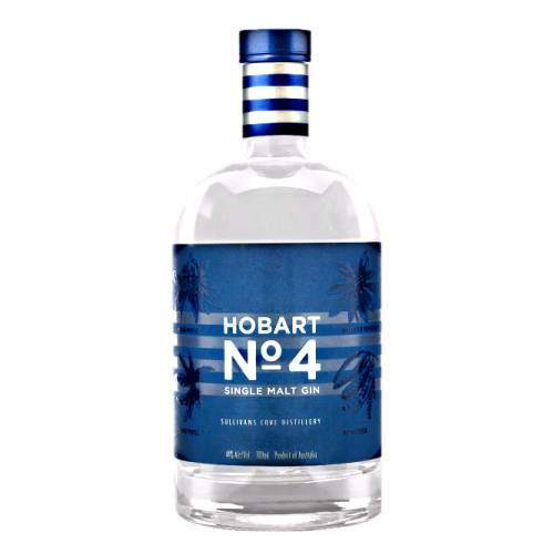 Gin Hobart No 4 - Hobart No 4 gin is a well as traditional juniper this richly textured gin is flavoured with four native botanicals Lemon Myrtle Anise Myrtle Wattleseed and Pepperberry.