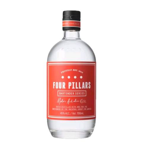 Gin Modern Four Pillars - Four Pillars Modern gin with red and green Szechuan give it a lovely warm mouthfeel while the macadamia nuts give it softness and an almost creamy palate.