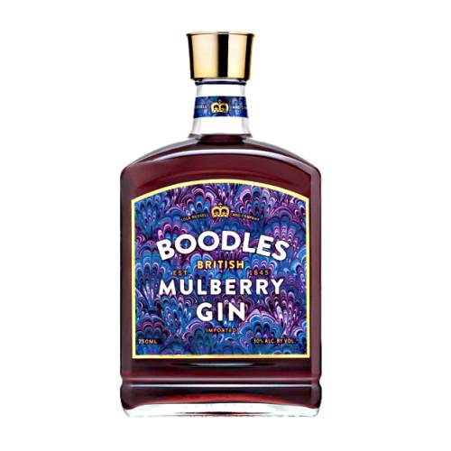 Boodles mulberry gin is inspired by traditional English sloe gin with sweet medley of berries perfectly complements Boodles British Gin unique botanicals of rosemary nutmeg and sage.