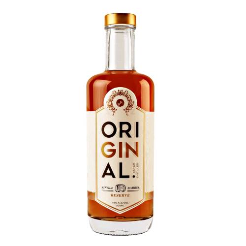 Original Spirit gin with aromas of barley sugar and toffee combining with orange zest and beautiful oak spice on the palate but not at the expense of the rich juniper that shines through.