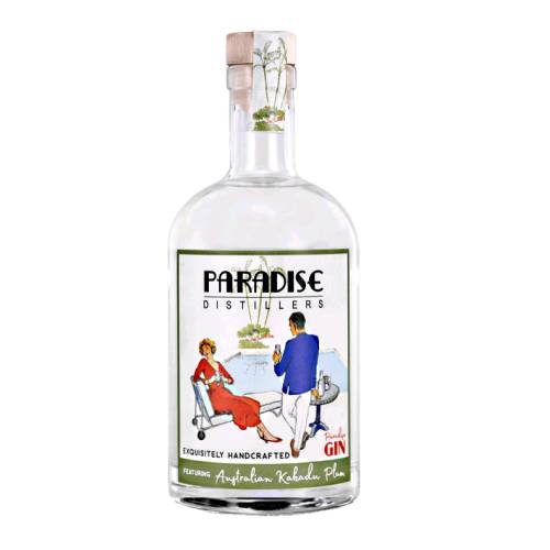 Gin Paradise - Paradise gin with Kakadu Plum is a smooth gin with juniper are Angelica root cardamon and a seclection of other botanicals that are balanced on the palate with a medium to dry finish.