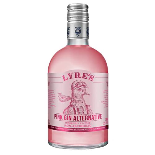 Gin Pink Lyres - Lyres Pink Gin is a non alcoholic and is a blending classic juniper and citrus with a bouquet of red berries and delicate floral notes.