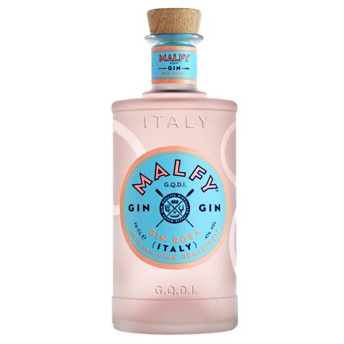 Gin Pink Malfy - Malfy Pink Gin distilled with pink grapefruit juniper berries and rhubarb and other botanicals.