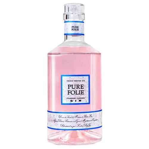 Gin Pink Pure Folie - Pure Folie Pink Gin with strawberries that combine together with the rest of the botanicals to create a beautifully smooth and easy gin.