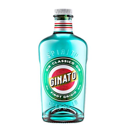 Gin Pinot Grigio Ginato - Ginato pinot grigio gin is a fresh and bright gin distilled using juniper berries and blended using the finest grown Pinot Grigio Grape.