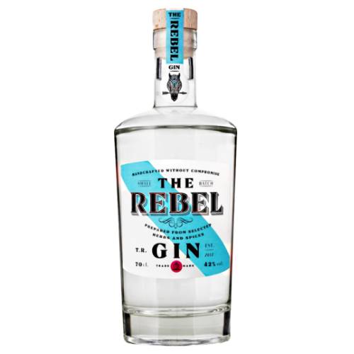 Gin Rebel - Rebel Gin is super premium gin of strong character with a complex body and a distinctive citrus aroma that is perfectly complemented by characteristic Mediterranean notes of olive and lavender.